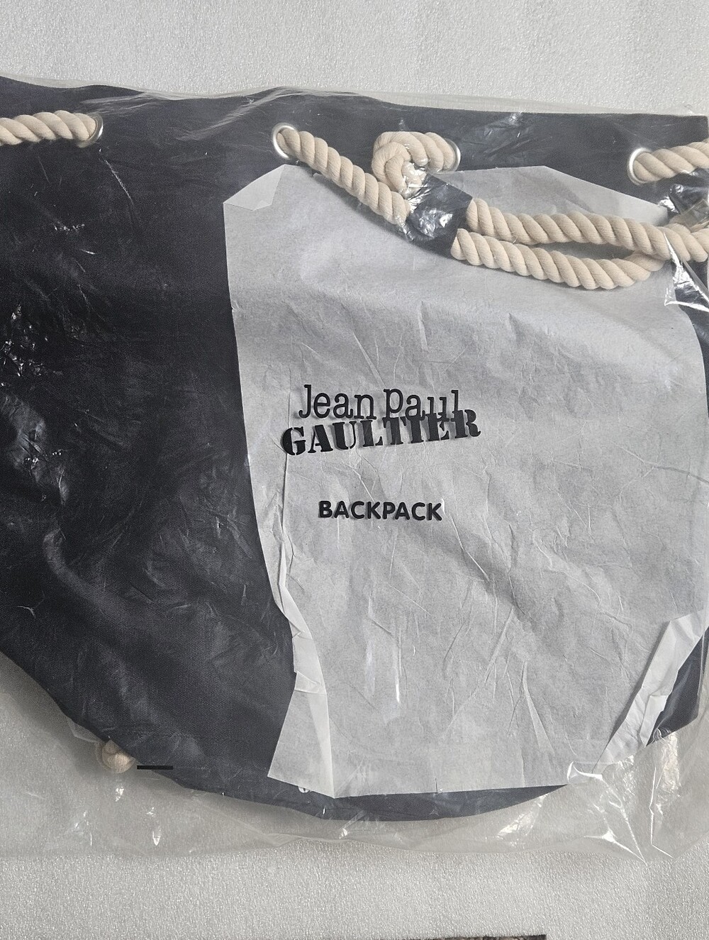 Jean Paul Gaultier Nautical Rope Backpack